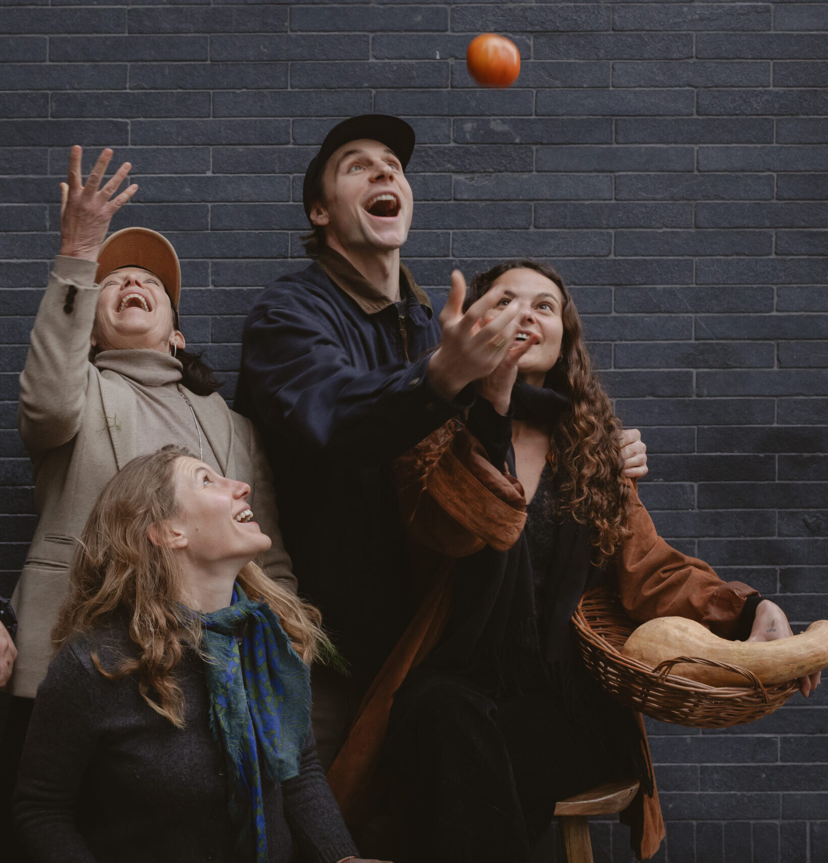 Susana Schnell, Roxane Eijkman, Alex Eijkman y Maxine Eijkman